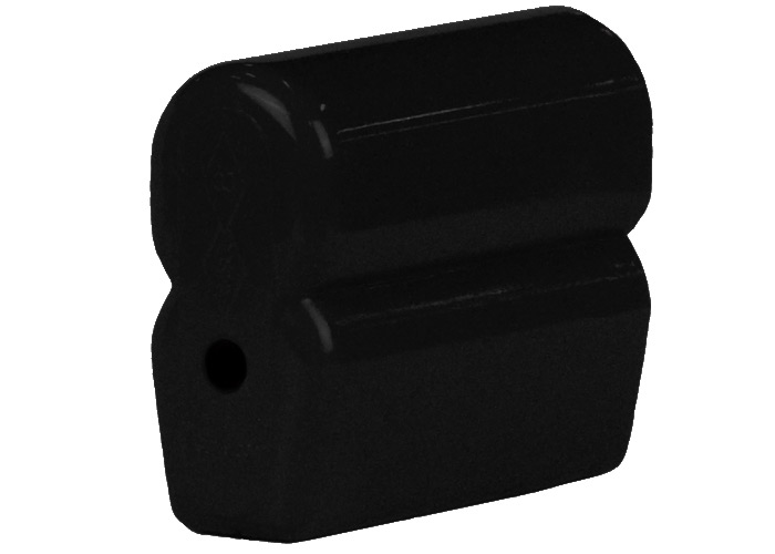 8-Bar End Cap, Black UV Resistant For Solid Copper Bar