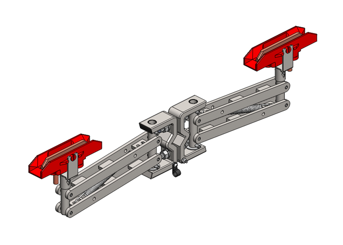 8-Bar, colector, 200 A, en serie, cabezal en J, base en C, acero inoxidable