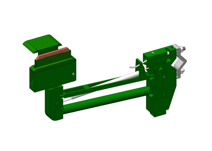 Colector Safe-Lec 2, 100 A, con conexión a tierra (verde) con deflector derecho