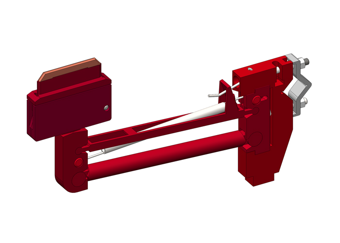 Colector Safe-Lec 2, 100 A, fase (rojo)