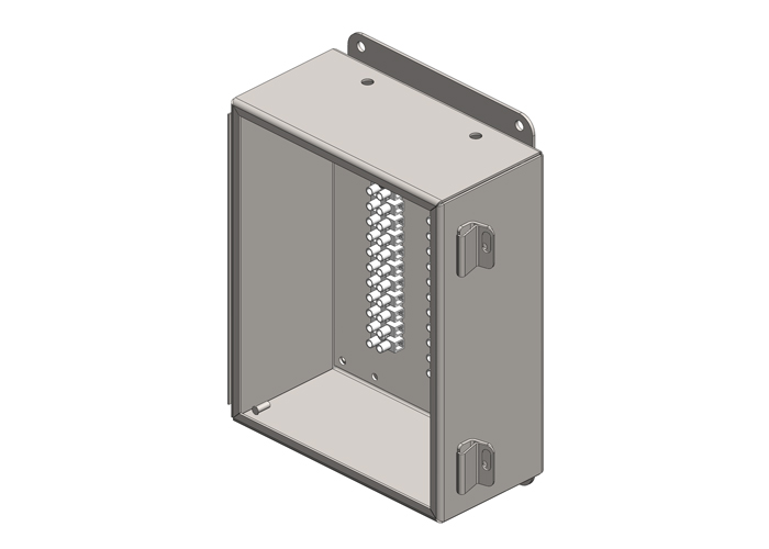 Caja de empalmes, NEMA 4X, con terminales para control de 24 polos, 14