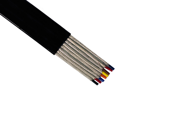 Cable plano blindado, 16 AWG, 12 conductores