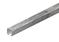 Standard Duty C-Track Festoon Track Channel, Galvanized, 5FT Length