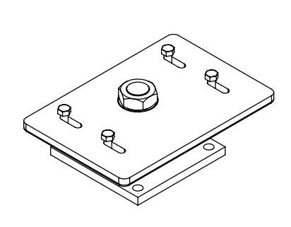 Base giratoria  para PowerReel® series 1900 y 2400