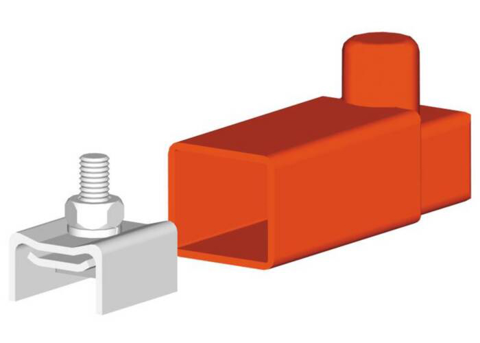 Tapón Safe-Lec 2 para barra de aluminio o acero inoxidable