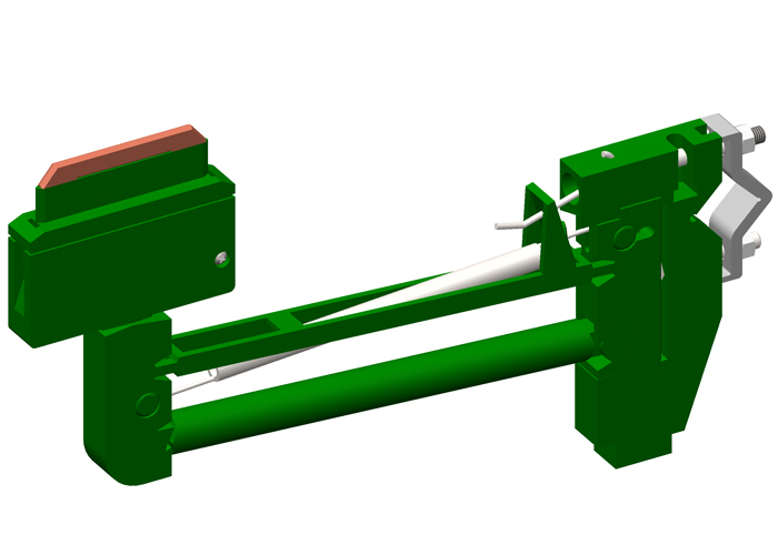 Colector Safe-Lec 2, 100 A, con conexión a tierra (verde) sin deflector