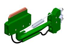 Colector Safe-Lec 2, 50 A, con conexión a tierra (verde) sin deflector