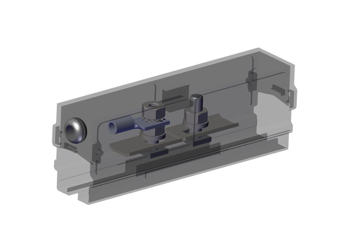 Safe-Lec 2 avance automático 100 A, unión, tapa de PVC resistente a los rayos UV