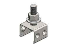 Grapa de sujeción Safe-Lec 2, 1 polo, acero inoxidable