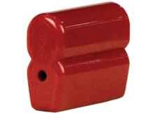 Tapón 8-Bar, rojo, temperatura moderada Lexan para barra de 40 A, 110 A y 350 A