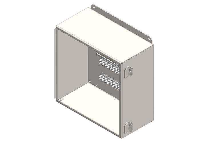 Caja de empalmes, NEMA 12, con terminales para control de 24 polos + 8  eléctricos, 12