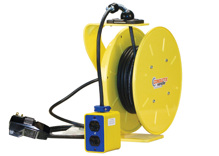 1200 Series PowerReel® - 14AWG / 3 Conductors w/ GFI Receptacle Box, Dual 15A/125V 30FT Length